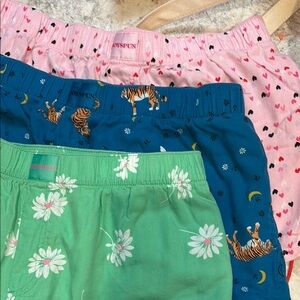 Pink and Blue Pajama Set with Playful Patterns